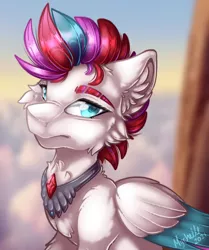 Size: 2550x3047 | Tagged: safe, artist:mychelle, derpibooru import, zipp storm, pegasus, pony, bust, cheek fluff, chest fluff, ear fluff, female, fluffy, g5, high res, image, mare, peytral, png, portrait, solo