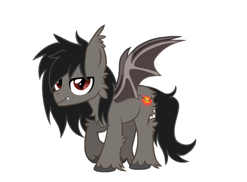 Size: 1745x1290 | Tagged: safe, artist:revenge.cats, derpibooru import, ponified, bat pony, pony, bat wings, butt fluff, cheek fluff, ear fluff, falling in reverse, fangs, frown, image, leg fluff, png, ronnie radke, show accurate, solo, wings