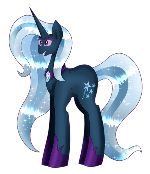 Size: 1280x1486 | Tagged: safe, artist:eeveeglaceon, derpibooru import, trixie, pony, unicorn, image, nightmare trixie, nightmarified, png