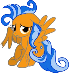 Size: 3586x3812 | Tagged: safe, artist:lincolnbrewsterfan, derpibooru import, oc, oc:preenhub, ponified, unofficial characters only, pegasus, pony, derpibooru, .svg available, amber eyes, blue mane, blue tail, branding, check mark, curly tail, cute, cute face, derpibooru exclusive, derpibooru ponified, feather, female, folded wings, grooming, image, inkscape, lifted leg, looking at you, lying down, mare, meta, one wing out, pegasus oc, png, preenabetes, preenhub, preening, prone, pulling out, raised hoof, sad, sadorable, simple background, sitting, solo, spread wings, tail, tail around leg, tattoo, transparent background, two toned mane, two toned tail, vector, verified pegasus, wings, ✅