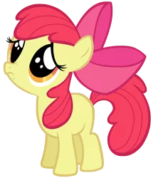 Size: 5469x6349 | Tagged: safe, artist:andoanimalia, derpibooru import, apple bloom, earth pony, pony, friendship is magic, female, filly, image, png, sad, simple background, transparent background, vector