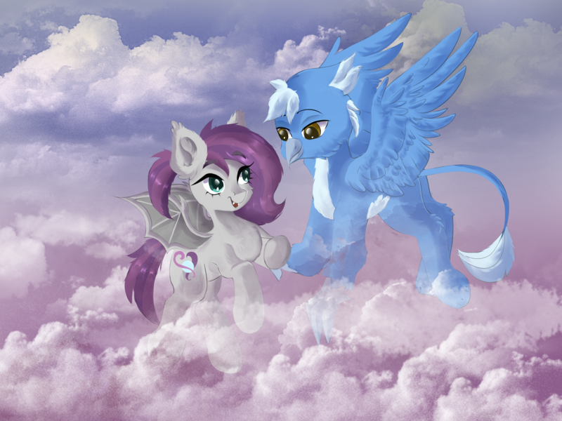 Size: 4000x3000 | Tagged: safe, derpibooru import, oc, oc:ebony rain, oc:frost wing, image, png