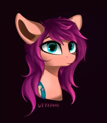 Size: 2072x2385 | Tagged: safe, artist:wevepon3, derpibooru import, sunny starscout, earth pony, pony, alternate hairstyle, female, g5, image, png, simple background, solo