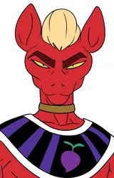 Size: 1100x1719 | Tagged: safe, artist:lordmarukio, derpibooru import, edit, sprout cloverleaf, my little pony: a new generation, anime, beerus, dragon ball z, g5, image, male, png, trace