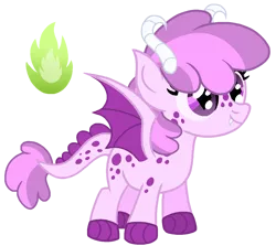 Size: 1203x1074 | Tagged: safe, artist:madlilon2051, derpibooru import, oc, unofficial characters only, dracony, dragon, hybrid, pony, base used, image, interspecies offspring, offspring, parent:spike, parent:sweetie belle, parents:spikebelle, png, simple background, solo, transparent background