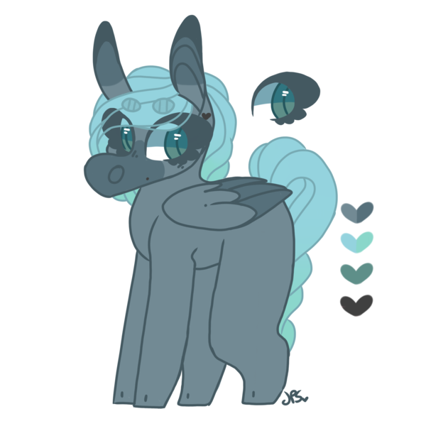 Size: 1963x1963 | Tagged: safe, artist:shinyantlers, derpibooru import, oc, unofficial characters only, pegasus, pony, colored wings, image, pegasus oc, png, signature, simple background, solo, transparent background, two toned wings, wings