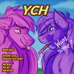 Size: 2500x2500 | Tagged: safe, artist:fkk, derpibooru import, oc, pony, advertisement, commission, food, image, male, png, pocky, stallion, your character here
