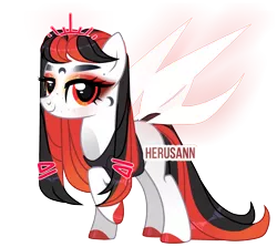 Size: 2800x2500 | Tagged: safe, artist:herusann, artist:lazuli0209, derpibooru import, oc, unofficial characters only, earth pony, pony, artificial wings, augmented, base used, earth pony oc, eyelashes, female, hoof polish, image, magic, magic wings, makeup, mare, png, raised hoof, simple background, smiling, solo, transparent background, wings