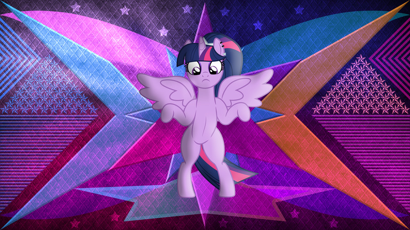 Size: 3840x2160 | Tagged: safe, artist:laszlvfx, artist:severity-gray, derpibooru import, edit, twilight sparkle, twilight sparkle (alicorn), alicorn, pony, bipedal, image, png, solo, wallpaper, wallpaper edit