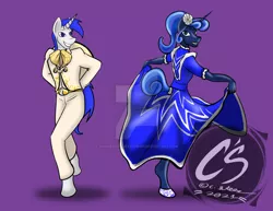 Size: 1024x792 | Tagged: safe, artist:adhiguna, artist:johnathon-matthews, derpibooru import, princess luna, oc, oc:dragon-fire, alicorn, anthro, human, unicorn, charro, clothes, commission, deviantart watermark, dress, flower, folklorica ballet, humanized, image, jalisco, jpeg, obtrusive watermark, shoes, watermark