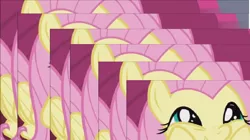 Size: 1372x768 | Tagged: safe, derpibooru import, edit, edited screencap, screencap, fluttershy, pegasus, pony, season 9, sweet and smoky, spoiler:s09, cute, cutefluttershy.exe has crashed, error, female, image, png, solo, solo female