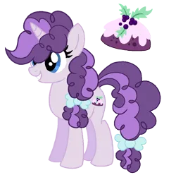 Size: 946x940 | Tagged: safe, artist:madlilon2051, derpibooru import, oc, unofficial characters only, pony, unicorn, base used, cake, eyelashes, female, food, horn, image, mare, offspring, parent:party favor, parent:sugar belle, parents:partybelle, png, simple background, solo, transparent background, unicorn oc