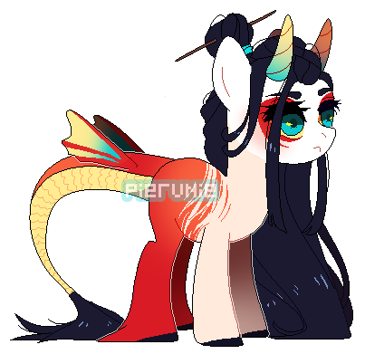Size: 403x391 | Tagged: safe, artist:pierunie, derpibooru import, oc, unofficial characters only, bicorn, pony, base used, horn, horns, image, multiple horns, png, simple background, solo, transparent background