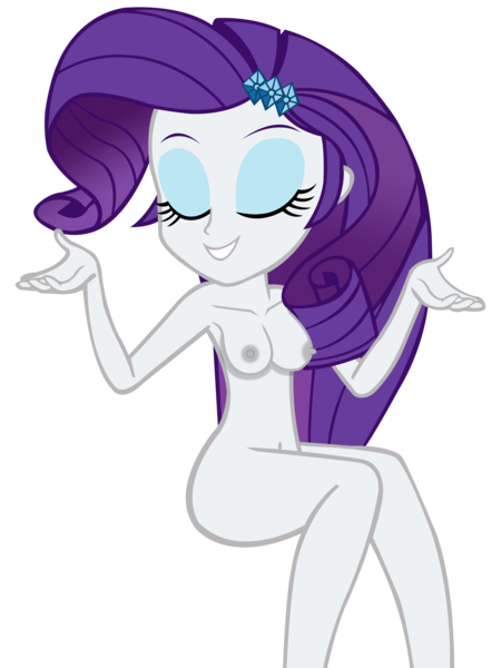 Size: 6000x8000 | Tagged: questionable, artist:laszlvfx, derpibooru import, edit, vector edit, rarity, best trends forever, equestria girls, equestria girls series, areola, belly button, breasts, busty rarity, casual nudity, cute, cute porn, eyes closed, female, happy, image, legs, nipples, nudity, png, raribetes, shrug, simple background, sitting, smiling, solo, solo female, transparent background, vector