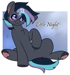 Size: 860x917 | Tagged: safe, artist:vulpiedy, derpibooru import, oc, oc:little night, pony, unicorn, image, png, solo