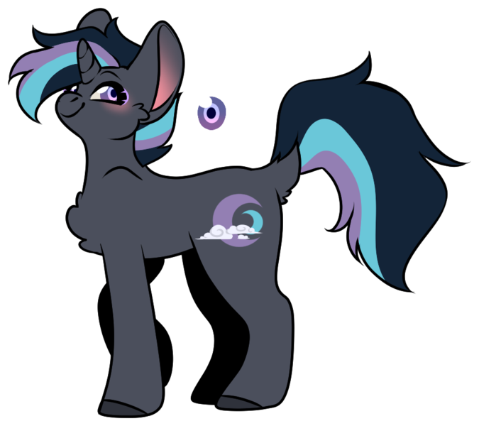 Size: 914x812 | Tagged: safe, artist:vulpiedy, derpibooru import, oc, oc:little night, pony, unicorn, image, png, solo