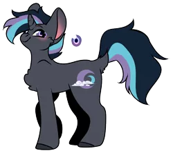 Size: 914x812 | Tagged: safe, artist:vulpiedy, derpibooru import, oc, oc:little night, pony, unicorn, image, png, solo