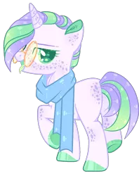 Size: 1081x1362 | Tagged: safe, artist:lilywolfpie-yt, derpibooru import, oc, oc:valentina, pony, unicorn, female, glasses, image, interspecies offspring, magical threesome spawn, mare, offspring, parent:oc:amber night, parent:rarity, parent:thorax, parents:canon x oc, png, simple background, solo, tongue out, transparent background