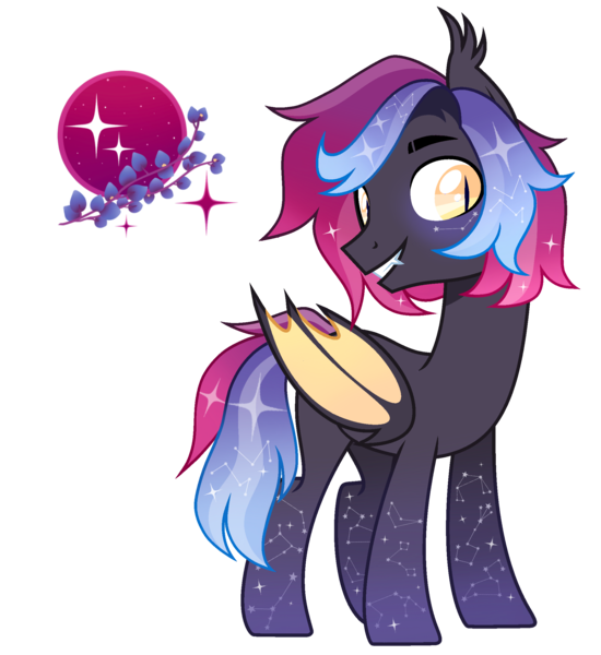 Size: 2046x2230 | Tagged: safe, artist:moonbatz, derpibooru import, oc, bat pony, pony, image, male, png, simple background, solo, stallion, transparent background