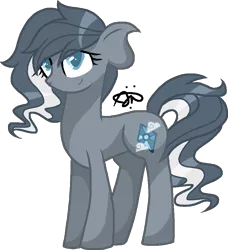 Size: 849x931 | Tagged: safe, artist:gallantserver, derpibooru import, oc, oc:cloudy quartz, pony, unicorn, female, image, mare, offspring, parent:marble pie, parent:pokey pierce, png, simple background, solo, transparent background