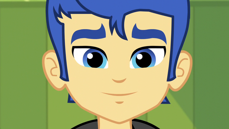 Size: 1280x720 | Tagged: safe, derpibooru import, screencap, flash sentry, equestria girls, friendship games, blue eyes, cute, diasentres, eye, eyebrows, eyes, handsome, image, looking at you, male, png, smiling