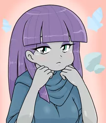 Size: 640x740 | Tagged: safe, artist:batipin, derpibooru import, maud pie, equestria girls, cute, image, maudabetes, png, solo