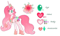 Size: 2716x1624 | Tagged: safe, artist:dawnheartyt, derpibooru import, oc, unofficial characters only, alicorn, pony, alicorn oc, base used, ethereal mane, female, horn, image, jewelry, mare, parent:princess celestia, parent:thorax, peytral, png, raised hoof, reference sheet, simple background, solo, starry mane, tiara, transparent background, wings