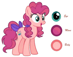 Size: 1126x888 | Tagged: safe, artist:dawnheartyt, derpibooru import, oc, earth pony, pony, base used, bow, earth pony oc, eyelashes, female, image, mare, offspring, parent:big macintosh, parent:sugar belle, parents:sugarmac, png, reference sheet, simple background, solo, tail, tail bow, transparent background