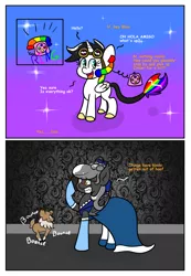 Size: 1148x1663 | Tagged: safe, artist:tranzmuteproductions, derpibooru import, oc, oc:cinder, oc:lightning bliss, oc:tranzmute, unofficial characters only, alicorn, pony, alicorn oc, clothes, crossdressing, dress, evening gloves, female, gloves, horn, image, jewelry, long gloves, male, mare, necklace, pearl necklace, phone, png, stallion, wings