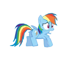 Size: 1280x986 | Tagged: safe, artist:benpictures1, derpibooru import, rainbow dash, pegasus, pony, power ponies (episode), butt, cute, dashabetes, female, gritted teeth, image, inkscape, mare, png, rainbutt dash, simple background, solo, teeth, transparent background, vector