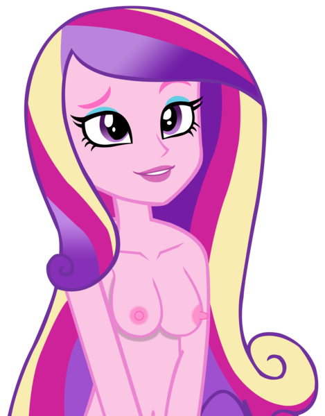 Size: 5946x7600 | Tagged: questionable, artist:laszlvfx, derpibooru import, edit, vector edit, princess cadance, equestria girls, friendship games, areola, belly button, breasts, busty princess cadance, clothes, dean cadance, female, image, nipples, nudity, partial nudity, png, raised eyebrow, sexy, simple background, smiling, solo, solo female, topless, transparent background, vector