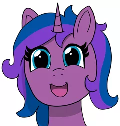 Size: 5364x5619 | Tagged: safe, artist:eminent entropy, derpibooru import, oc, oc:stellar trace, unofficial characters only, pony, unicorn, emoji, emote, emotes, female, happy, image, looking at you, mare, not izzy moonbow, png, simple background, smiling, smiling at you, solo, white background