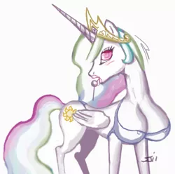 Size: 710x704 | Tagged: suggestive, artist:johnjoseco, derpibooru import, edit, editor:kalthakar, princess celestia, alicorn, pony, princess molestia, big breasts, big lips, bimbo, bimbo celestia, bimboification, bimbolestia, bimbony, blushing, breasts, butt, candy, clothes, colored, crown, erect nipples, female, folded wings, food, image, jewelry, jogging, large butt, licking, lollipop, looking at you, nipple outline, nudity, panties, plot, png, quadrupedal, quadrupedal chest boobs, regalia, sexy, shorts, skinny, sports bra, sports shorts, thong, tongue out, underwear, what has science done, wings