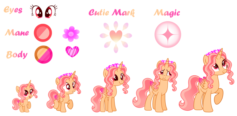Size: 4584x2241 | Tagged: safe, artist:dawnheartyt, derpibooru import, oc, oc:dawn heart, unofficial characters only, alicorn, pony, alicorn oc, base used, eyelashes, female, filly, horn, image, mare, parent:luster dawn, png, reference sheet, simple background, smiling, transparent background, wings