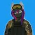Size: 2170x2170 | Tagged: safe, artist:syntiset, derpibooru import, oc, oc:batista, unofficial characters only, anthro, earth pony, anthro oc, anti fragmentation glasses, armor, bags, balaclava, braid, camouflage, cap, clothes, colored sketch, commission, earth pony oc, flecktarn, glasses, goggles, green eyes, hat, image, looking at you, military, military uniform, multicolored hair, multicolored mane, piercing, plate carrier, png, simple background, sketch, solo, tactical, uniform