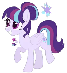 Size: 2200x2400 | Tagged: safe, artist:magicuniclaws, derpibooru import, oc, pegasus, pony, female, image, magical lesbian spawn, mare, offspring, parent:sonata dusk, parent:twilight sparkle, parents:twinata, png, simple background, solo, transparent background