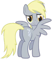 Size: 8787x10000 | Tagged: safe, artist:juniberries, derpibooru import, derpy hooves, pegasus, pony, .svg available, absurd resolution, female, image, looking back, mare, png, simple background, solo, transparent background, vector