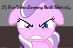 Size: 747x500 | Tagged: safe, derpibooru import, diamond tiara, angery pone, growling, image, jpeg