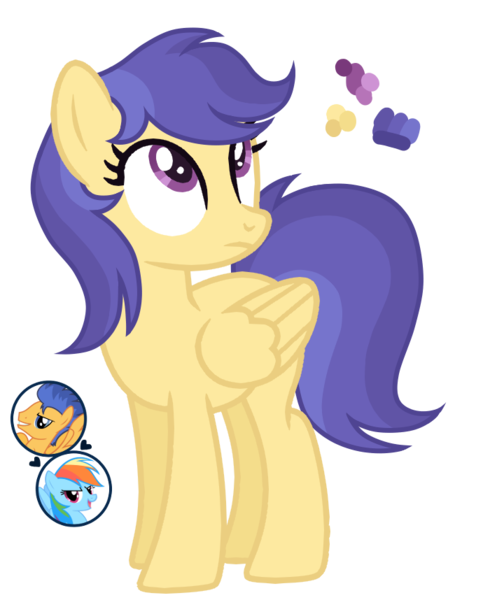 Size: 700x858 | Tagged: safe, artist:magicuniclaws, derpibooru import, oc, pegasus, pony, female, image, mare, offspring, parent:flash sentry, parent:rainbow dash, parents:flashdash, png, simple background, transparent background