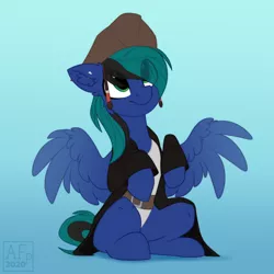 Size: 3500x3500 | Tagged: safe, artist:airfly-pony, derpibooru import, oc, oc:ender, pegasus, pony, begging, clothes, costume, cute, halloween, halloween costume, hat, holiday, image, jack sparrow, male, pegasus oc, pirate, pirate hat, pirates of the caribbean, png, spread wings, stallion, trick or treat, wings