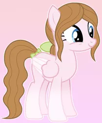 Size: 1234x1478 | Tagged: safe, artist:cindydreamlight, derpibooru import, oc, oc:flower heart, pegasus, pony, female, image, mare, pink background, png, simple background, solo
