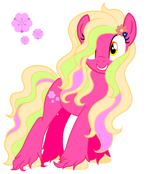 Size: 1289x1524 | Tagged: safe, artist:madlilon2051, derpibooru import, oc, unofficial characters only, earth pony, pony, base used, earth pony oc, eyelashes, female, flower, flower in hair, grin, image, mare, png, simple background, smiling, solo, transparent background, unshorn fetlocks