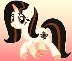 Size: 1280x1093 | Tagged: safe, artist:cindydreamlight, derpibooru import, oc, oc:sara butterfly, pony, unicorn, female, gradient background, image, jpeg, mare, simple background, solo, transparent background