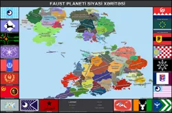 Size: 7628x5037 | Tagged: safe, artist:mustaphatr, derpibooru import, equestria at war mod, azerbaijan, flag, griffonia, image, map, map of equestria, png, political map, zebrica