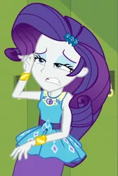Size: 457x682 | Tagged: safe, derpibooru import, screencap, rarity, equestria girls, equestria girls series, holidays unwrapped, spoiler:eqg series (season 2), cropped, geode of shielding, image, magical geodes, o come all ye squashful, png, solo