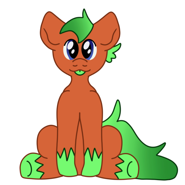 Size: 2000x2000 | Tagged: safe, artist:kaifurry, derpibooru import, oc, oc:kp, unofficial characters only, earth pony, pony, derpibooru community collaboration, 2022 community collab, :p, derpibooru exclusive, gradient mane, high res, image, looking at you, png, simple background, sitting, solo, tongue out, transparent background, underhoof