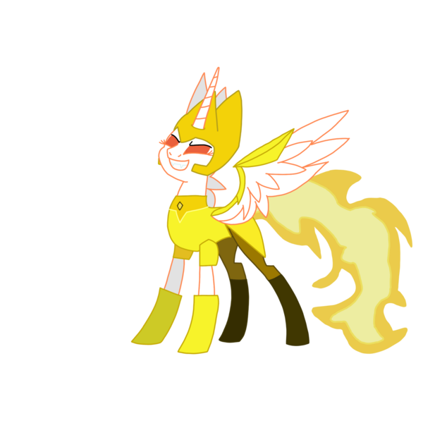 Size: 1280x1281 | Tagged: safe, artist:chanyhuman, derpibooru import, daybreaker, princess celestia, alicorn, pony, clothes, cosplay, costume, crossover, image, png, simple background, sinister smile, steven universe, steven universe future, steven universe: the movie, transparent background, vector, yellow diamond (steven universe)