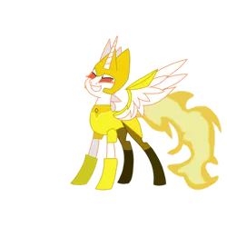 Size: 1280x1281 | Tagged: safe, artist:chanyhuman, derpibooru import, daybreaker, princess celestia, alicorn, pony, clothes, cosplay, costume, crossover, image, png, simple background, sinister smile, steven universe, steven universe future, steven universe: the movie, transparent background, vector, yellow diamond (steven universe)