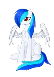 Size: 1217x1740 | Tagged: safe, artist:arrogant shadow, derpibooru import, oc, oc:arrogant shadow, unofficial characters only, pegasus, pony, derpibooru community collaboration, 2022 community collab, image, male, pegasus oc, png, simple background, sitting, solo, spread wings, stallion, transparent background, wings