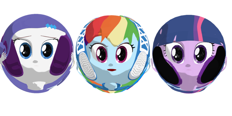 Size: 1200x600 | Tagged: safe, artist:artdj7, derpibooru import, rainbow dash, rarity, twilight sparkle, equestria girls, ball, female, image, meme, morph ball, png, rainball, rariball, twiball